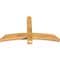 Ekena Millwork Bellingham Rough Sawn Timber Gable Bracket, Western Red Cedar, 48"W x 28"H x 4"D x 4"F, 14/12 Pitch GBW048X28X0404BEL00RWR - alternate 2